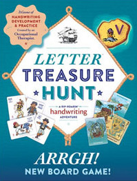 Letter Treasure Hunt Handwriting Game
